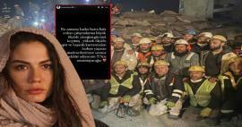 Demet Özdemir takket gruvearbeiderne som jobbet for jordskjelvet! 