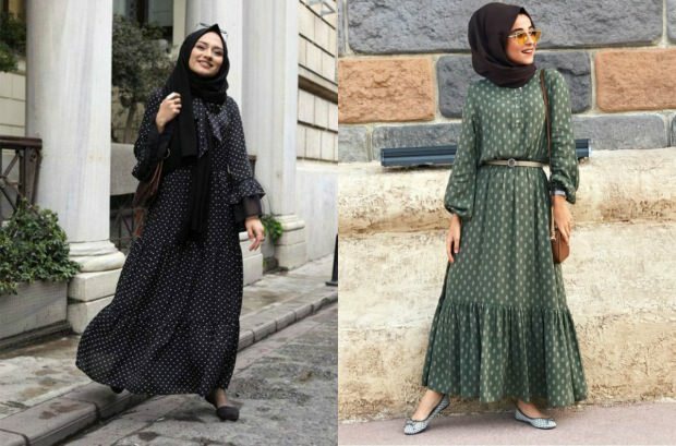 Fremtredende mønstre i 2018 hijab-mote