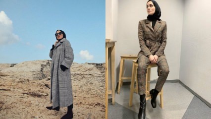 Nye sesong plaid hijab klær modeller