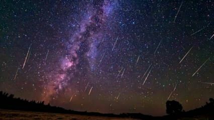 Når er meteordusjen på hvilket tidspunkt? Er Perseid regnet kunne sees fra Tyrkia