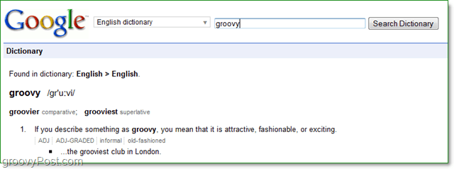 slå opp dine tøffe ord ved hjelp av google ordbok