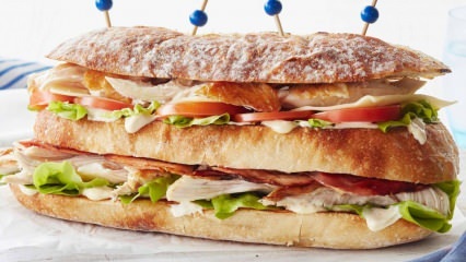 Hvordan lages Club Sandwich? Club sandwich oppskrift hjemme
