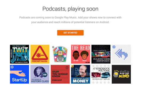 google play ønsker podcaster velkommen