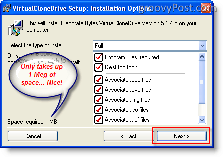 Monter ISO Image i Windows XP
