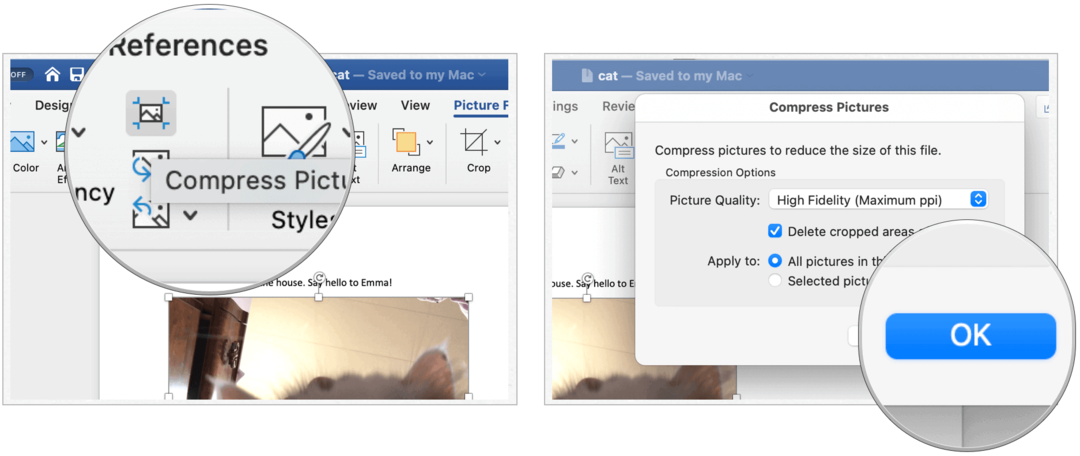 Hvordan komprimere bilder i Microsoft Word
