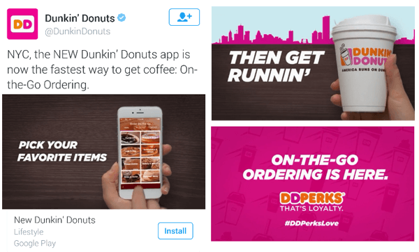 dunkin donuts twitter videoannonse