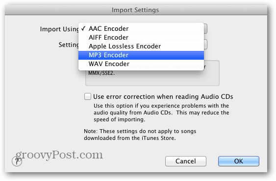 Bruk iTunes til å konvertere tapløse musikkfiler til AAC eller MP3