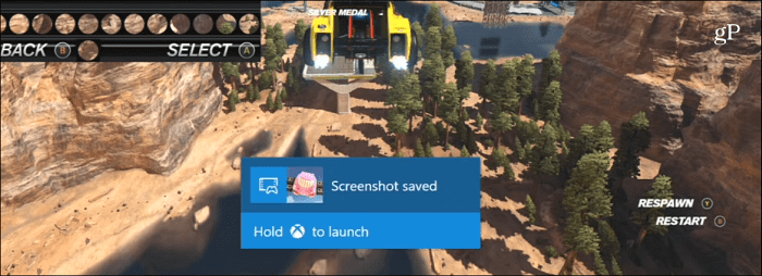Fang skjermbilde Xbox One