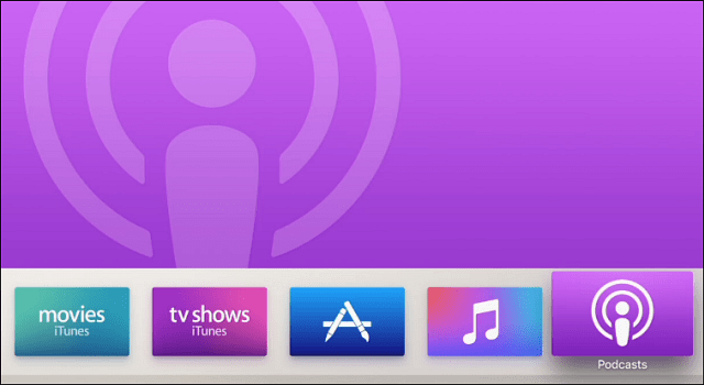Podcasts-appen kommer endelig til den nye Apple TV (fjerde generasjon)