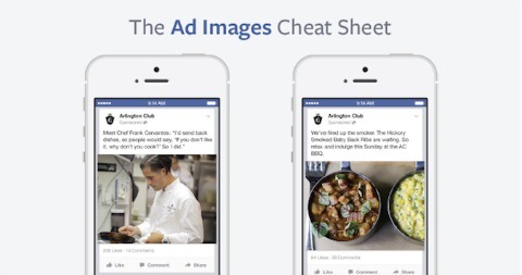 Facebook oppretter annonsebilder Cheat Sheet