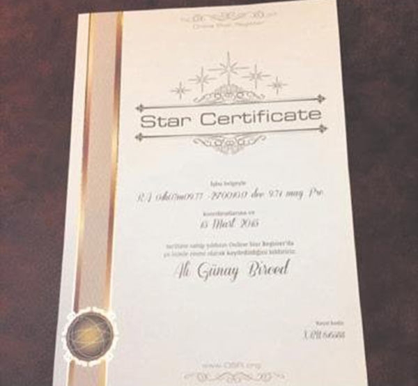 Stjernemerkesertifikat