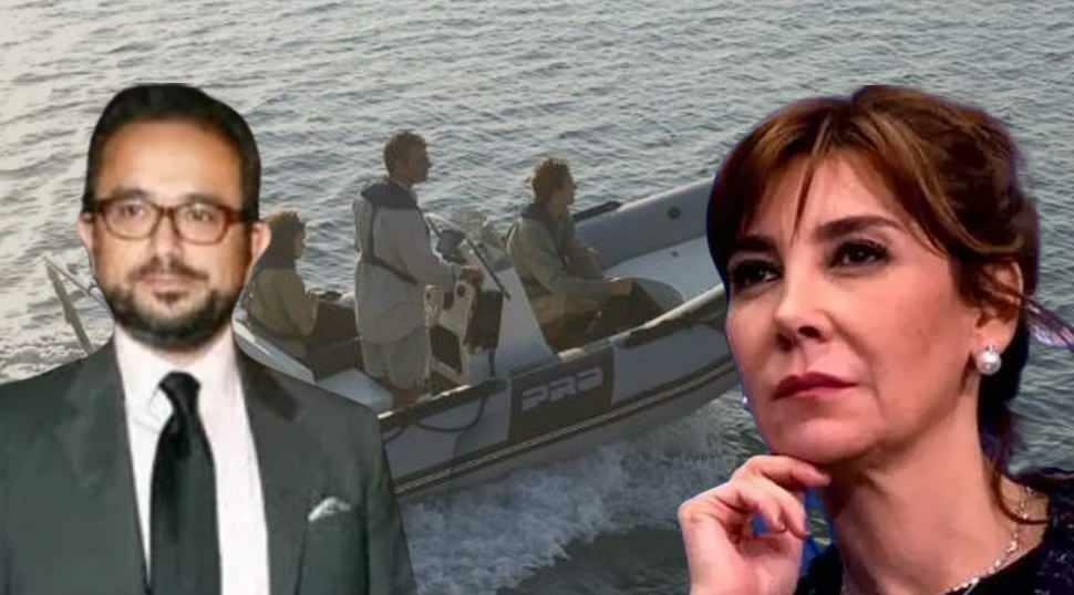 Ali Sabancı og kona Vuslat Doğan Sabancı traff steinene med dyrekretsbåten sin
