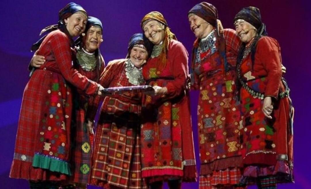 Eurovision bestemødre synger for VM