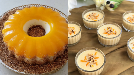 Hvordan lage praktisk oransje semulina dessert?