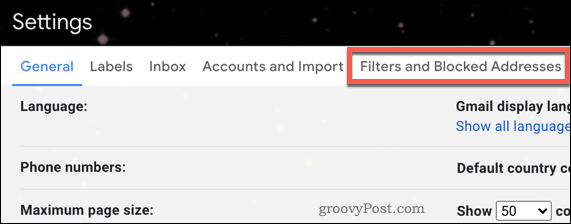 Gmail-filtre-menyen