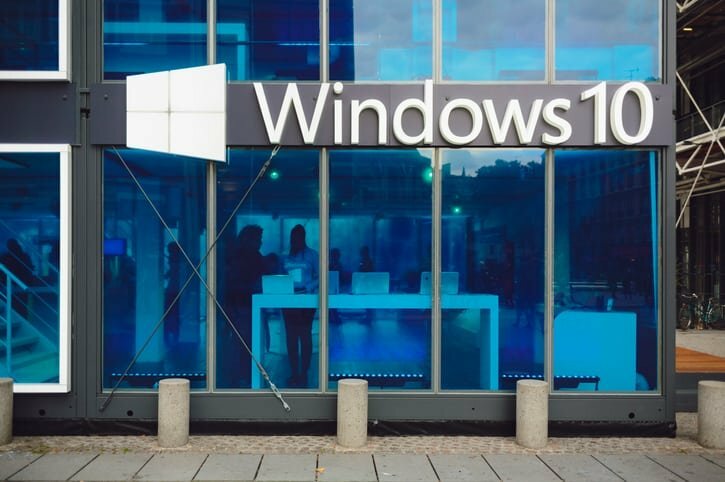 Microsoft Windows 10-kampanjepaviljong
