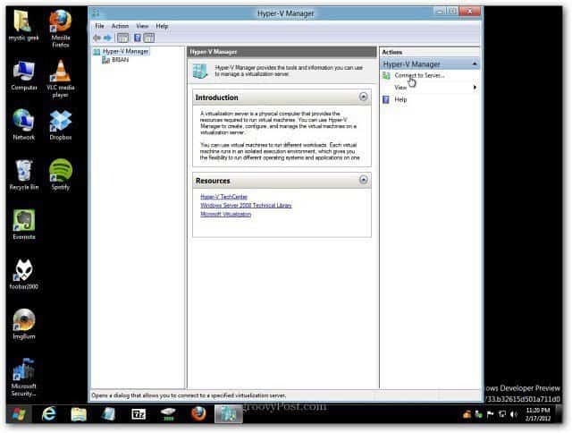 Windows 8: Aktiver Hyper-V for å opprette og administrere virtuelle maskiner