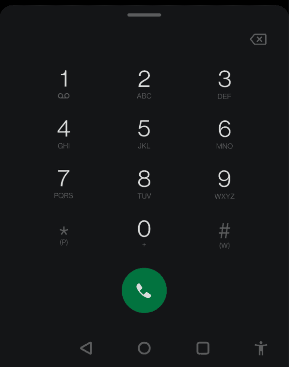 nummertastatur 1 talepost android
