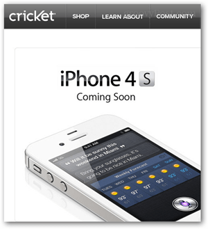 iphone 4s for cricket