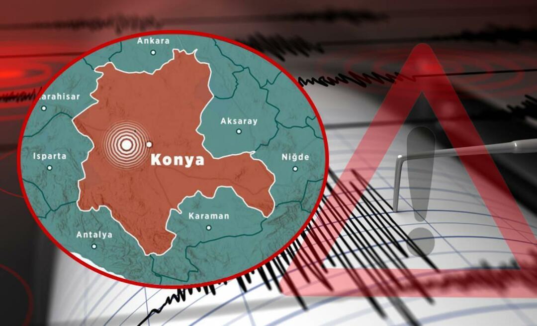 Går forkastningslinjen gjennom Konya? Er det en feillinje i Konya? Blir det et jordskjelv i Konya?