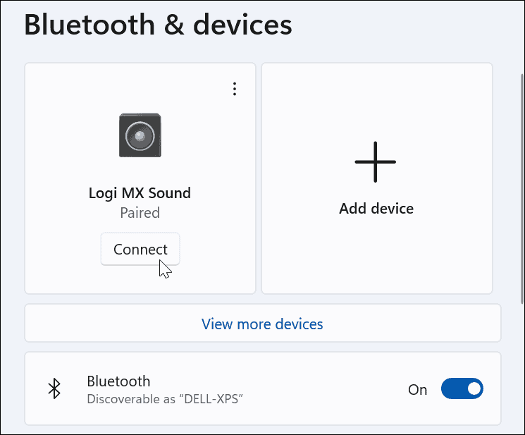 Koble til Bluetooth-enhet