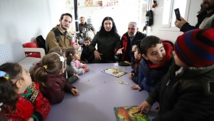 Murat Kekilli besøkte flyktningleire i Syria