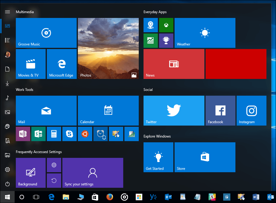 Windows 10-tips: Hvordan skjule kolonnen Alle apper i startmenyen (Windows 10 Creators Update)