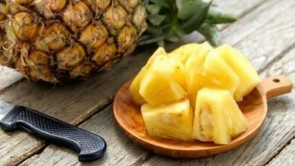 Frukt som fjerner ødem i kroppen: Ananas