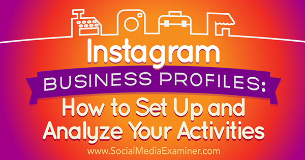 oppsett analysere instagram forretningsprofiler