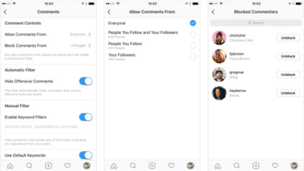 Instagram legger til nye funksjoner som lar brukerne kontrollere hvem som kan kommentere innleggene dine.