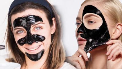 Hva er fordelene med en svart maske? Metoden for å påføre svart maske på huden