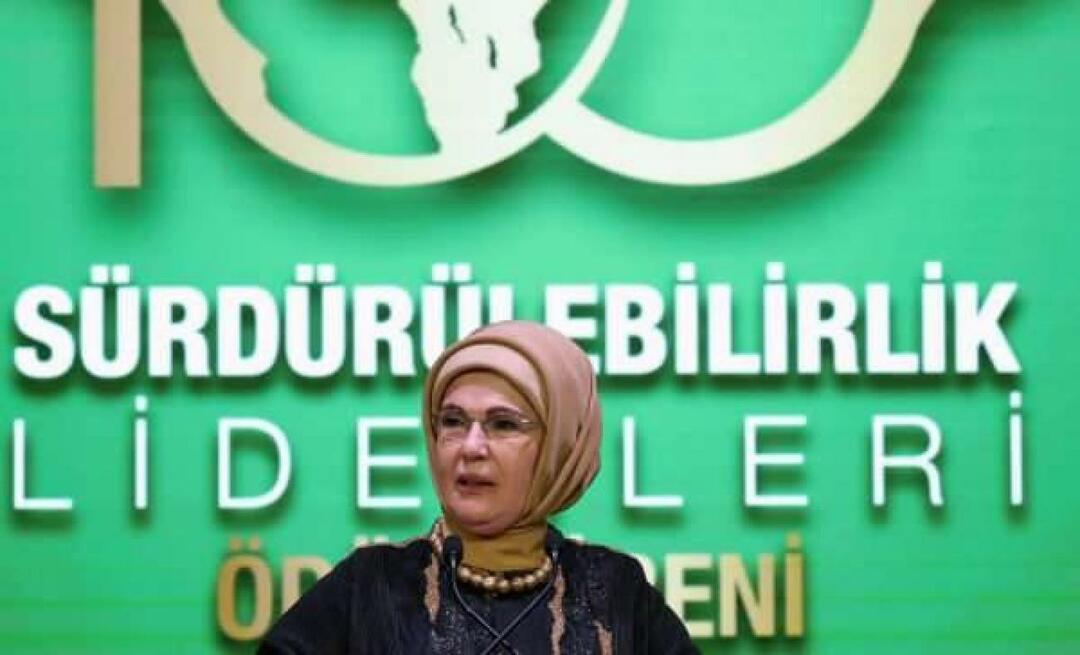 Deling fra Emine Erdoğan fra Sustainable Century Summit