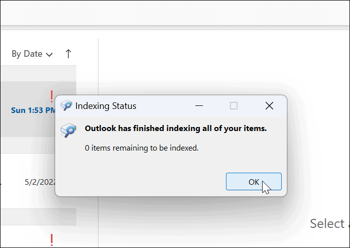 Windows 11 Outlook-søk fungerer ikke