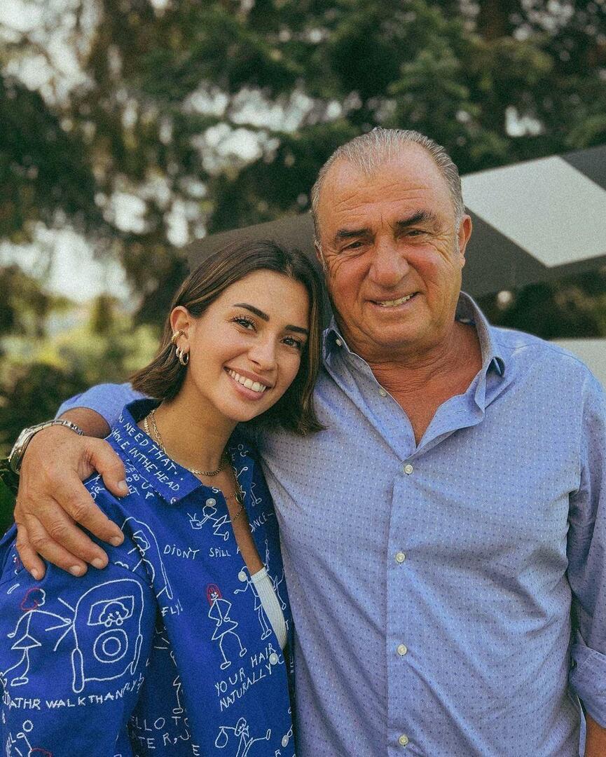 Fatih Terim og datteren Buse Terim