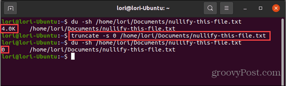 Bruke truncate-kommandoen i Linux