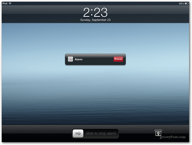 Sett iOS 6 Alarm for å vekke deg med hvilken som helst sang