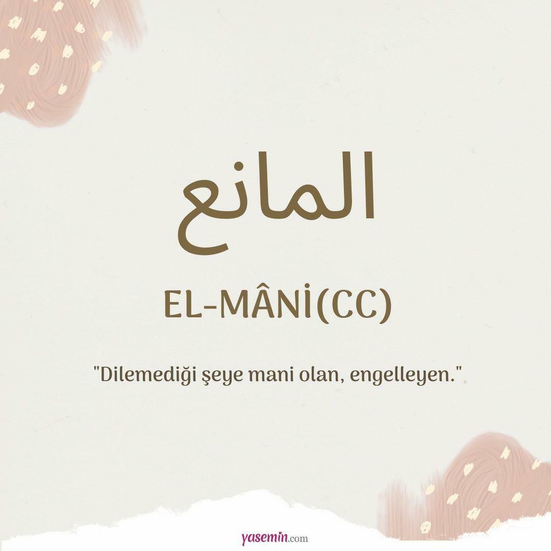 Hva betyr Al-Mani (c.c)?