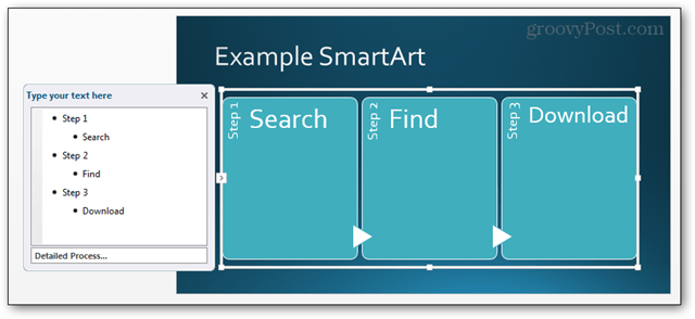 Lag PowerPoint-presentasjoner med SmartArt