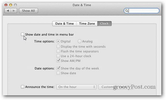 Mac OS X: Legg til en grunnleggende kalender i menylinjen