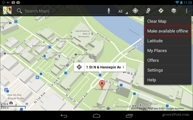 Hvordan gjøre Google Maps tilgjengelig offline på Android