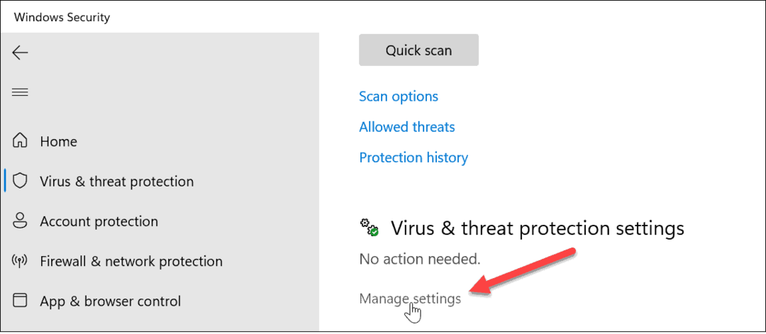 Sabotasjebeskyttelse på eller av på Windows 11