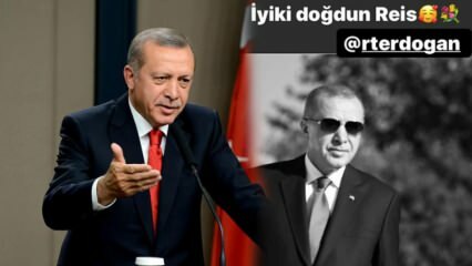 Spesielle deler av kjente navn til president Erdoğans fødselsdag