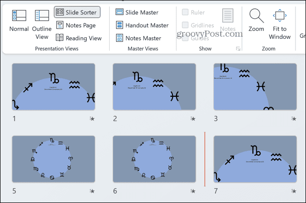 powerpoint slettede lysbilder