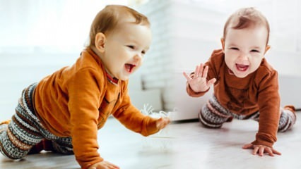 Hvordan læres babyer å krype? Når kryper babyer? Gjennomgangsetapper