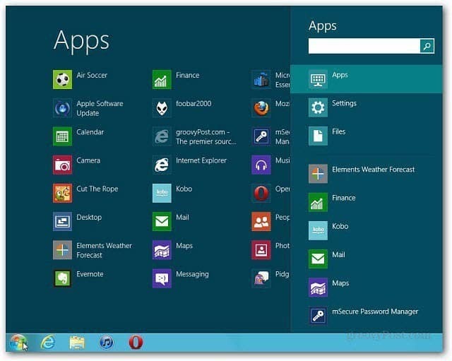 Windows 8: Få Start-menyen tilbake på skrivebordet