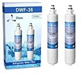 Dista - Vannfilterpatron for kjøleskap Kompatibel med GE RPWF (ikke for RPWFE) (2-pakning)