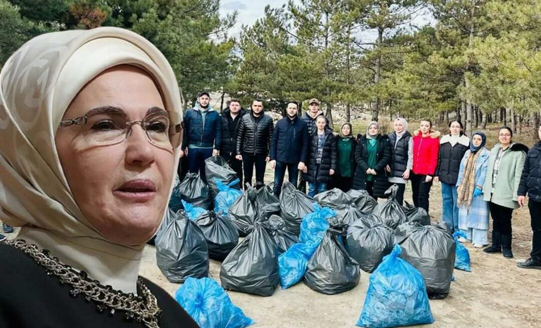 Hilsen Emine Erdoğan til naturelskende unge mennesker