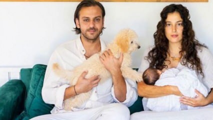 Familieposering med 'Marsel' baby fra Cansu Tosun!