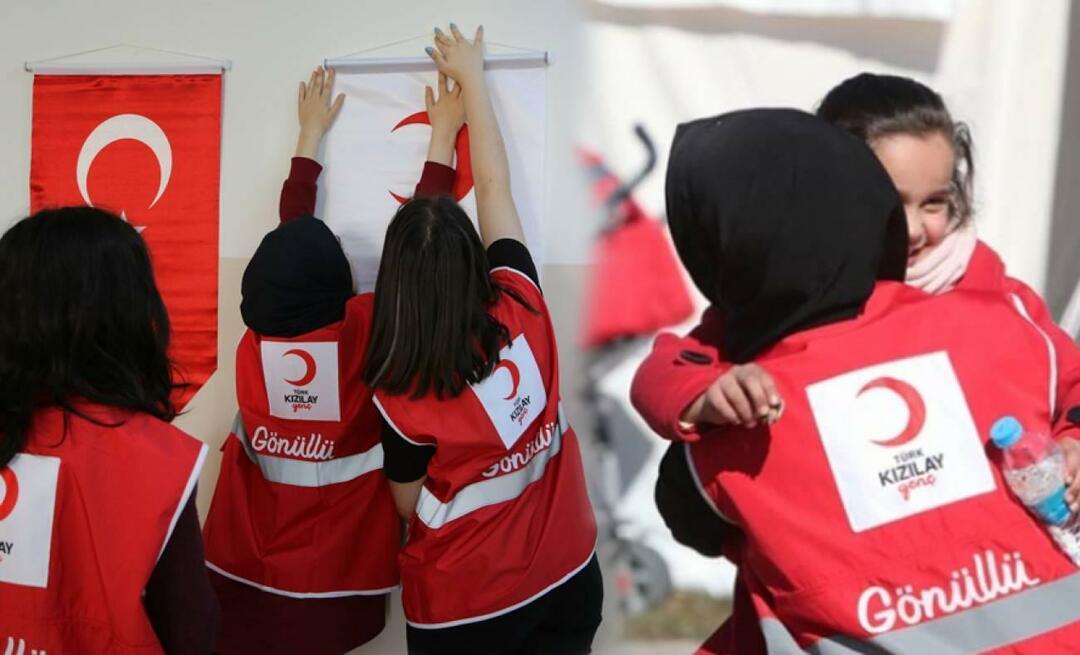 Hvordan melde seg frivillig for den tyrkiske Røde Halvmåne? Hvor kan man søke om en frivillig til Kızılay?