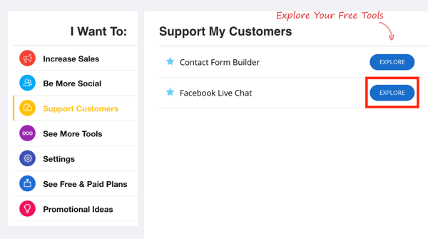 zotabox støtter kunder facebook live chat alternativ